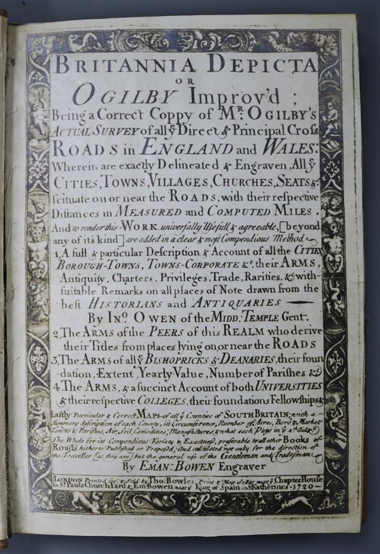 Bowen, Emanuel - Britannia Depicta or Ogilby Improvd, 1st edition,